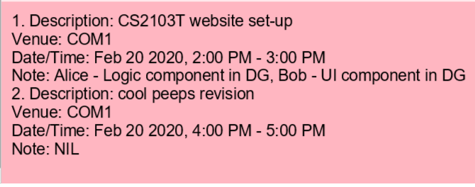 schedule view date